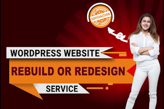 build, create, redesign or clone your wordpress website