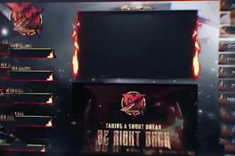 design professional twitch overlays, panels, and alerts