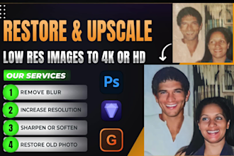 fix blurry photos, sharpen, upscale, enhance low resolution image