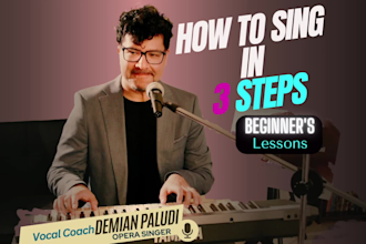 teach you how to sing  in 3 steps