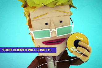 create animated marketing video and 2d explainer video for sales