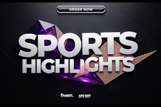 do sports highlights video professionally