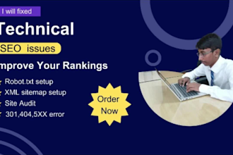 fix robots txt, broken link, https setup, optimize XML sitemap