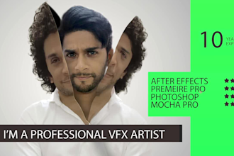 do professional vfx visual effects green screen rotoscoping