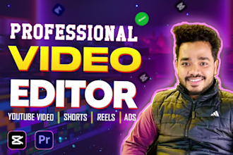 do professional video edit, and youtube video editing