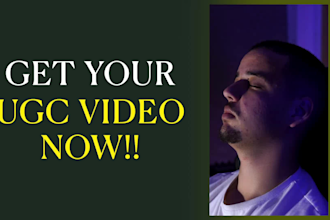 create a ugc video for your product or service