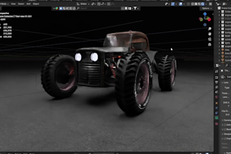 do 3d modeling, automobile and product designing