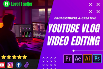 do your youtube,instagram and real estate video editing