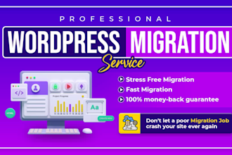 migrate and backup your wordpress website in 6 hours