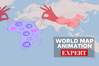 do explainer map animation