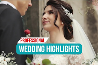 do cinematic wedding events highlights