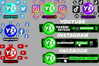 create follow notification button pop up twitch youtube