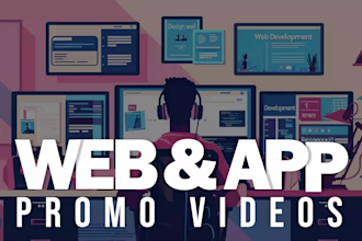 create an app promo, website, saas promo video