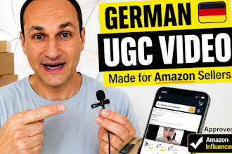 create german ugc videos for amazon sellers