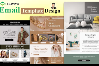 design klaviyo email flows, klaviyo email template