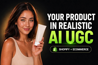 create realistic ai ugc product video ads for ecommerce