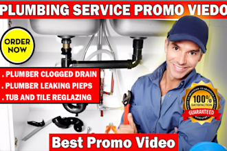 do plumbing service video or plumber animated explainer promo video