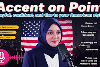 professional american female voice over IVR and voicemail greeting