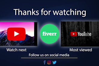 make an intro,outro and do branding of your youtube channel