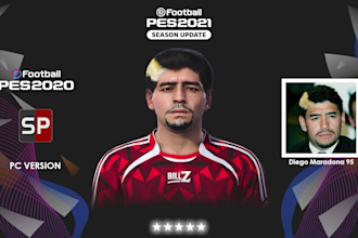 make your face for efootball pes 2021 or spfootballife in pc