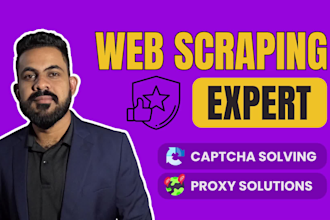 do web scraping and data mining from any website