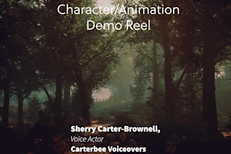 record an american female character animation voiceovers
