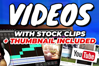 create amazing youtube videos with your script, video creation maker