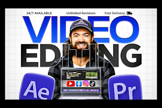 do professional video editing and post production in 24 hrs