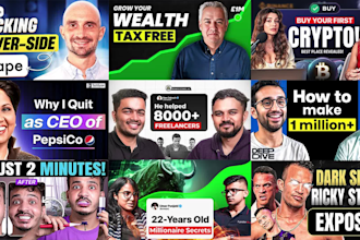 design attractive professional youtube thumbnail