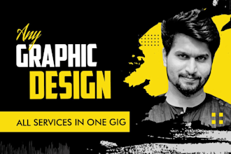 be your professional graphic designer, expert level artist