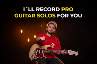 create a pro electric or acoustic guitar solo for your song