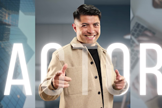 be your spanish or english actor and ugc product model
