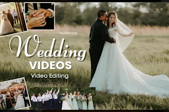 do professional wedding and events video editing in 24 hours