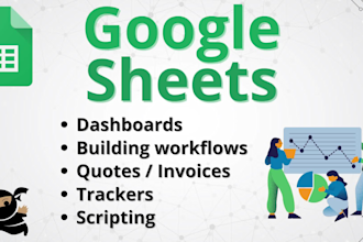 be your google sheets ninja to build or fix your spreadsheet