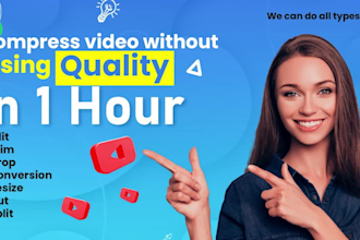 compress videos in 1 hour
