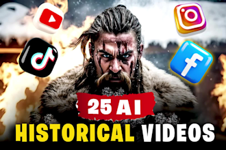 create ai history videos and documentry youtube videos