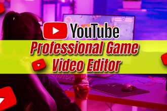 edit funny gaming videos and montages for youtube