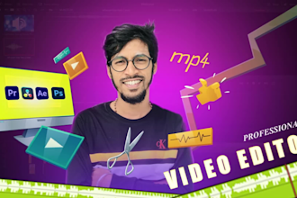 edit professional video editing and color grading for you