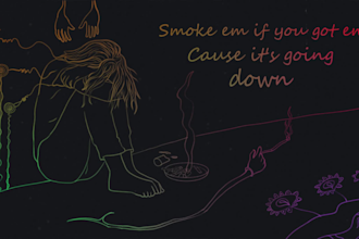 create genuine hand drawn lyric video