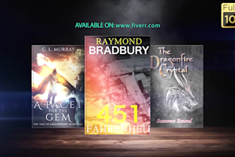 do book promo, ebook promo, book trailer video