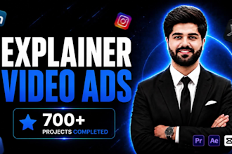 create an explainer video or commercial video ads