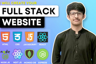 be node js,react js,next js and mern stack web developer