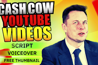 create automated cash cow youtube videos