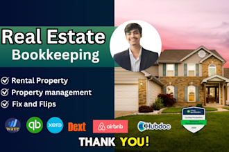 do bookkeeping for real estate property and airbnb business