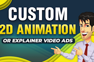 create 2d animated explainer video or explainer video