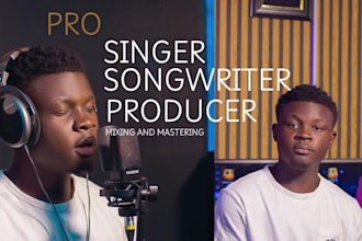 be your expert male singer songwriter for your song