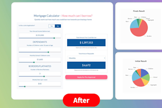 convert excel to webapp, excel calculator to online webapp, excel to html