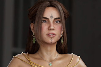 do a 3d characters modeling