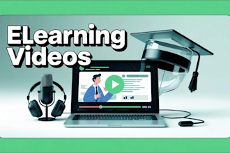 design high quality elearning video for courses and training