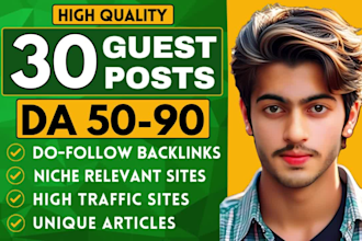 do guest posts with SEO backlinks through our premium guest posting service
